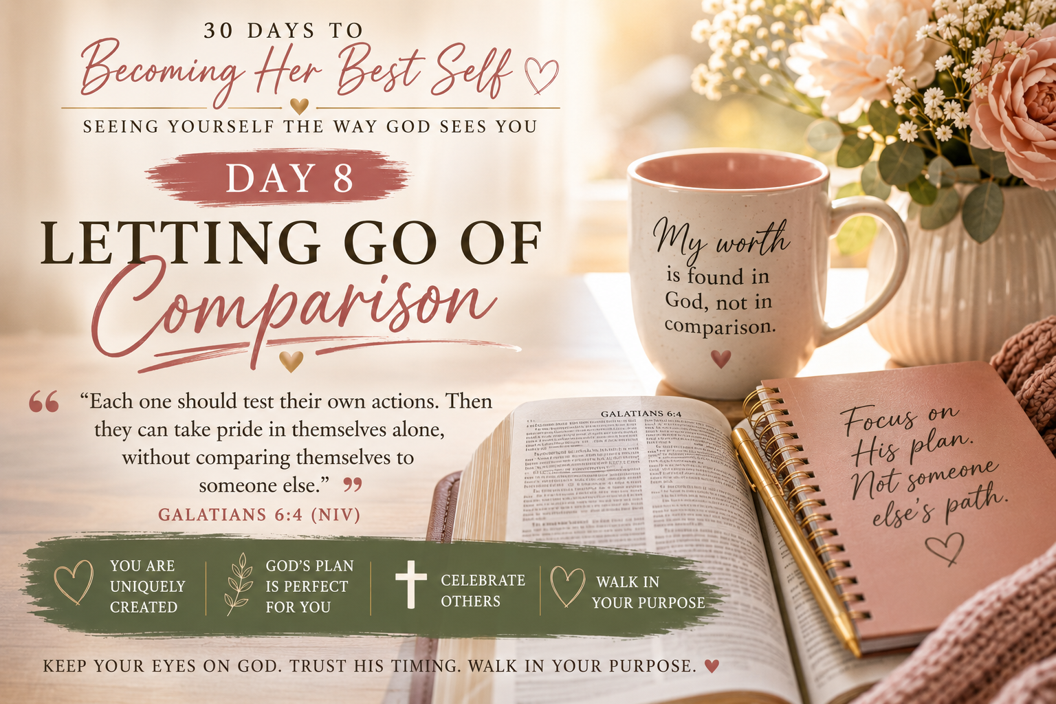 Day 8: Letting Go of Comparison
